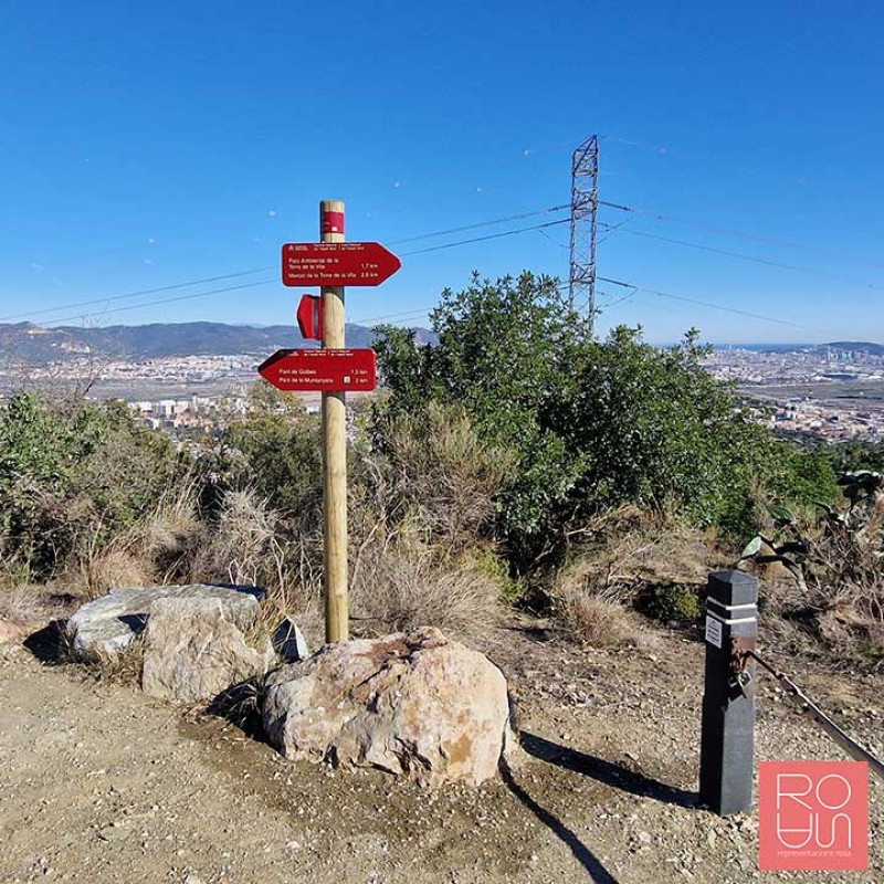 Banderola Senyal direccional CN-03 Red de caminos naturales de España